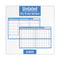 90/120-day Undated Horizontal Erasable Wall Planner, 36 X 24, White/blue Sheets, Undated