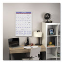 Monthly Wall Calendar With Ruled Daily Blocks, 15.5 X 22.75, White Sheets, 12-month (jan To Dec): 2024