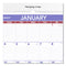 Monthly Wall Calendar With Ruled Daily Blocks, 20 X 30, White Sheets, 12-month (jan To Dec): 2024