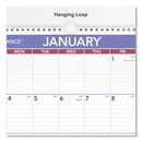 Erasable Wall Calendar, 12 X 17, White Sheets, 12-month (jan To Dec): 2024