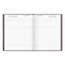 Standard Diary Daily Diary, 2024 Edition, Medium/college Rule, Red Cover, (200) 9.5 X 7.5 Sheets