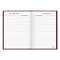 Standard Diary Daily Reminder Book, 2024 Edition, Medium/college Rule, Red Cover, (201) 8.25 X 5.75 Sheets
