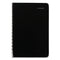 Dayminder Daily Appointment Book, 8 X 5, Black Cover, 12-month (jan To Dec): 2024