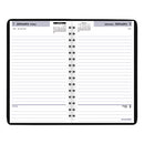 Dayminder Daily Appointment Book, 8 X 5, Black Cover, 12-month (jan To Dec): 2024