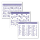 Flip-a-week Desk Calendar And Base, 7 X 5.5, White Sheets, 12-month (jan To Dec): 2024