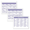 Flip-a-week Desk Calendar Refill, 7 X 6, White Sheets, 12-month (jan To Dec): 2024