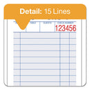 Guest Check Pad, Two-part Carbonless, 6.38 X 3.38, 50 Forms Total