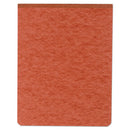 Pressboard Report Cover With Tyvek Reinforced Hinge, Two-piece Prong Fastener, 2" Capacity, 8.5 X 11, Red/red
