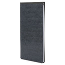 Pressboard Report Cover With Tyvek Reinforced Hinge, Two-piece Prong Fastener, 2" Capacity, 8.5 X 14,  Black/black