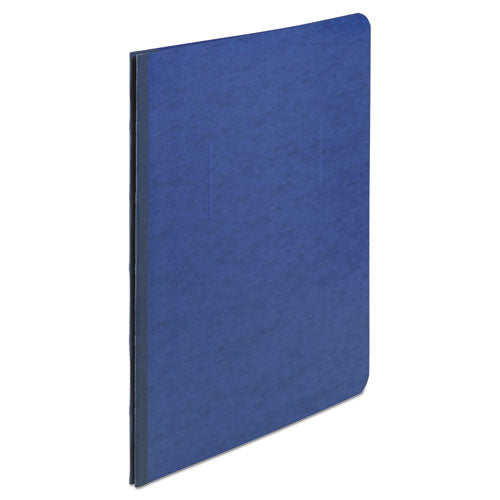 Presstex Report Cover With Tyvek Reinforced Hinge, Side Bound, Two-piece Prong Fastener, 3" Capacity, 8.5 X 11, Dark Blue