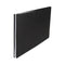 Pressboard Report Cover With Tyvek Reinforced Hinge, Two-piece Prong Fastener, 3" Capacity, 11 X 17,  Black/black