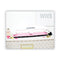 12-sheet Ez Squeeze Incourage Three-hole Punch, 9/32" Holes, Pink