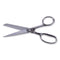 Hot Forged Carbon Steel Shears, 8" Long, 3.88" Cut Length, Nickel Straight Handle