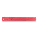 12" Jewel Colored Ruler, Standard/metric, Plastic