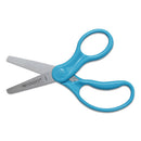 For Kids Scissors, Blunt Tip, 5" Long, 1.75" Cut Length, Randomly Assorted Straight Handles