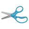 For Kids Scissors, Blunt Tip, 5" Long, 1.75" Cut Length, Randomly Assorted Straight Handles