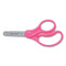 For Kids Scissors, Blunt Tip, 5" Long, 1.75" Cut Length, Randomly Assorted Straight Handles