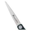 Kleenearth Soft Handle Scissors, 8" Long, 3.25" Cut Length, Black/gray Straight Handle