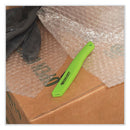 Safety Ceramic Blade Box Cutter, 0.5" Blade, 6.15" Plastic Handle, Green