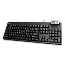 Easytouch Smart Card Reader Keyboard Akb-630sb-taa, 104 Keys, Black