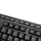 Wkb-1320cb Antimicrobial Wireless Desktop Keyboard And Mouse, 2.4 Ghz Frequency/30 Ft Wireless Range, Black