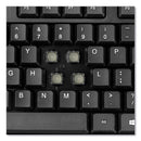 Wkb-1320cb Antimicrobial Wireless Desktop Keyboard And Mouse, 2.4 Ghz Frequency/30 Ft Wireless Range, Black