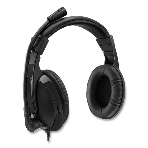 Xtream H5 Binaural Over The Head Multimedia Headset With Mic, Black