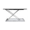 Adaptivergo Laptop Lifting Workstation, 31.25" X 12.63" X 1.38" To 16", Black/silver