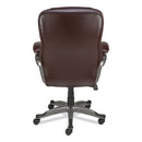 Alera Birns Series High-back Task Chair, Supports Up To 250 Lb, 18.11" To 22.05" Seat Height, Brown Seat/back, Chrome Base