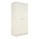 Assembled 72" High Heavy-duty Welded Storage Cabinet, Four Adjustable Shelves, 36w X 18d, Putty