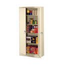 Assembled 78" High Heavy-duty Welded Storage Cabinet, Four Adjustable Shelves, 36w X 24d, Putty