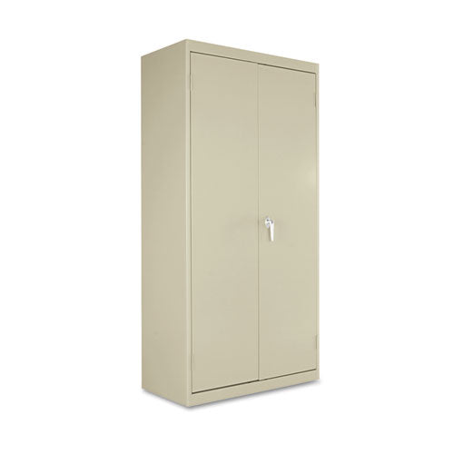 Economy Assembled Storage Cabinet, 36w X 18d X 72h, Putty