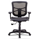 Alera Elusion Series Mesh Mid-back Swivel/tilt Chair, Supports Up To 275 Lb, 17.9" To 21.6" Seat Height, Black