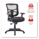 Alera Elusion Series Mesh Mid-back Swivel/tilt Chair, Supports Up To 275 Lb, 17.9" To 21.8" Seat Height, Black