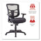 Alera Elusion Series Mesh Mid-back Swivel/tilt Chair, Supports Up To 275 Lb, 17.9" To 21.8" Seat Height, Black