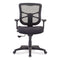 Alera Elusion Series Mesh Mid-back Swivel/tilt Chair, Supports Up To 275 Lb, 17.9" To 21.8" Seat Height, Black