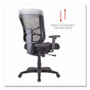 Alera Elusion Series Mesh Mid-back Swivel/tilt Chair, Supports Up To 275 Lb, 17.9" To 21.8" Seat Height, Black