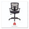 Alera Elusion Series Mesh Mid-back Swivel/tilt Chair, Supports Up To 275 Lb, 17.9" To 21.8" Seat Height, Black