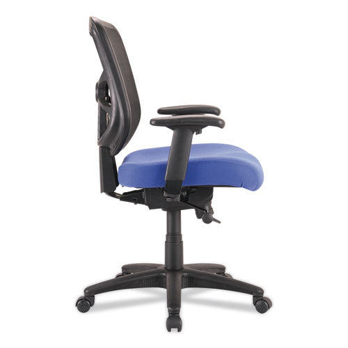 Alera Elusion Series Mesh Mid-back Swivel/tilt Chair, Supports Up To 275 Lb, 17.9" To 21.8" Seat Height, Navy Seat