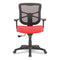 Alera Elusion Series Mesh Mid-back Swivel/tilt Chair, Supports Up To 275 Lb, 17.9" To 21.8" Seat Height, Red