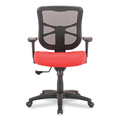 Alera Elusion Series Mesh Mid-back Swivel/tilt Chair, Supports Up To 275 Lb, 17.9" To 21.8" Seat Height, Red