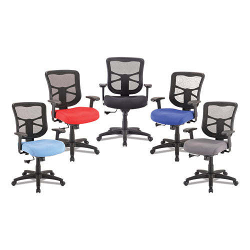 Alera Elusion Series Mesh Mid-back Swivel/tilt Chair, Supports Up To 275 Lb, 17.9" To 21.8" Seat Height, Red