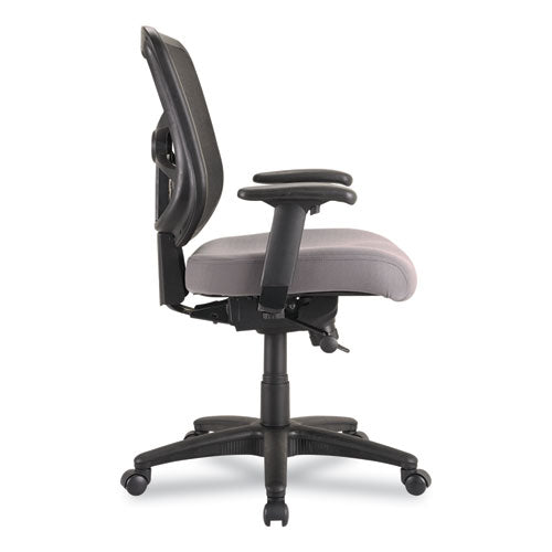 Alera Elusion Series Mesh Mid-back Swivel/tilt Chair, Supports Up To 275 Lb, 17.9" To 21.8" Seat Height, Gray Seat