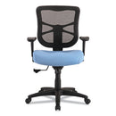 Alera Elusion Series Mesh Mid-back Swivel/tilt Chair, Supports Up To 275 Lb, 17.9" To 21.8" Seat Height, Light Blue Seat