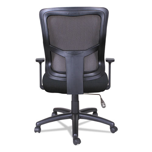Alera Elusion Ii Series Mesh Mid-back Swivel/tilt Chair, Supports Up To 275 Lb, 18.11" To 21.77" Seat Height, Black