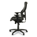 Alera Elusion Ii Series Suspension Mesh Mid-back Synchro Seat Slide Chair, Supports 275 Lb, 18.11" To 20.35" Seat, Black