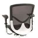 Alera Eq Series Ergonomic Multifunction Mid-back Mesh Chair, Supports Up To 250 Lb, Black Seat/back, Aluminum Base