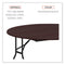 Round Wood Folding Table, 59" Diameter X 29.13h, Mahogany