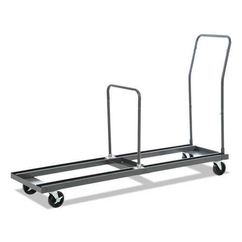 Chair/table Cart, Metal, 600 Lb Capacity, 20.86" X 50.78" To 72.04" X 43.3", Black