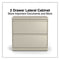 Lateral File, 2 Legal/letter-size File Drawers, Putty, 30" X 18.63" X 28"